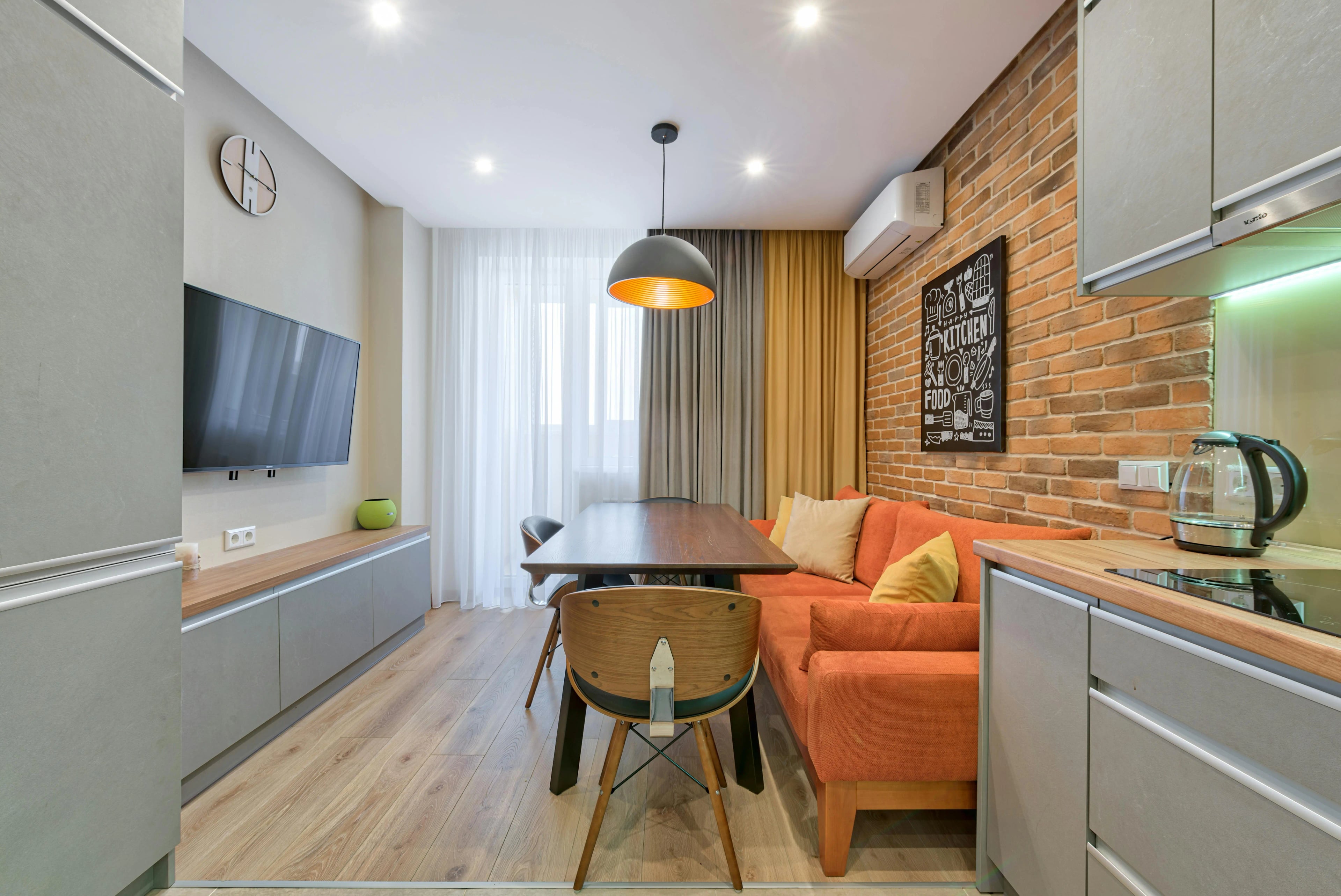 Interior de cozinha moderna